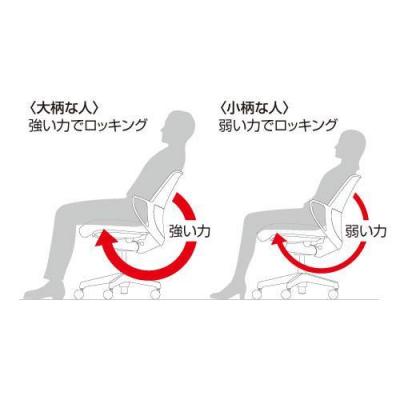 ふるさと納税 宮田村 コクヨチェアー　ピコラ(ソフトグレー・本体黒)/ハイバックタイプ/カーペット用(Wキャスター) |  | 03