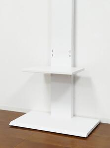 壁掛け風アングルテレビ台 ハイ ホワイト