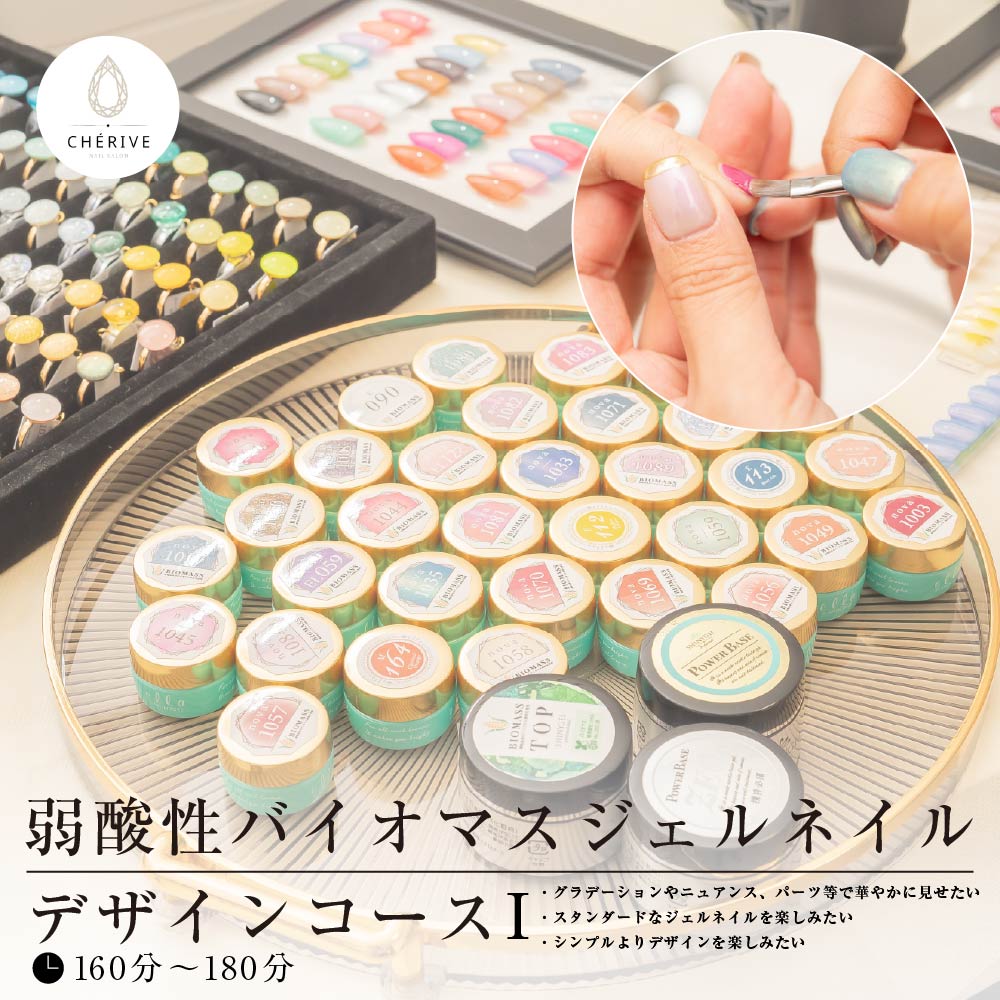 弱酸性バイオマスジェルネイル　デザインコースⅠ　【145P8401】