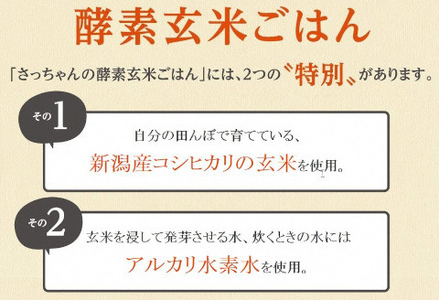 【4ヶ月定期便】さっちゃんの酵素玄米ごはん「冷凍タイプ」70g×2個×14パック×4回 コシヒカリ おにぎり 健康 美容 1F13060