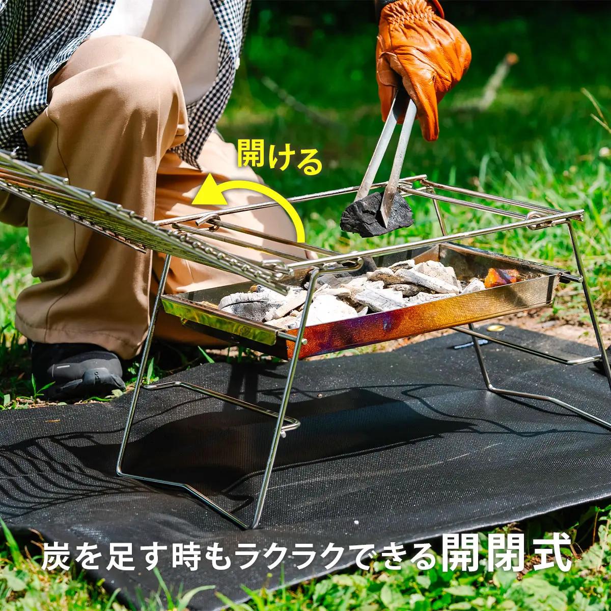 バーベキュースタンド 焚き火台 アウトドア キャンプ 焚き火