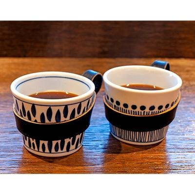 ふるさと納税 豊岡市 出石焼きのオリジナル蕎麦猪口2個セット(猪口把手付き) |  | 01