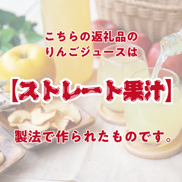 りんごジュース 1000ml × 12本 無添加 酸化防止剤不使用 果汁100% 紙パック アグリファーム小林 信州の環境にやさしい農産物認証 飲料 果汁飲料 りんご リンゴ 林檎 ジュース 信州 農