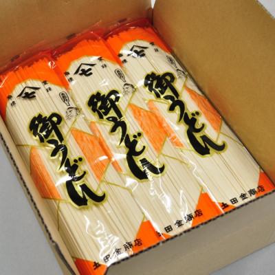 ふるさと納税 恵那市 【製麺所直送】土田金商店の乾麺うどん(250g×18束)
