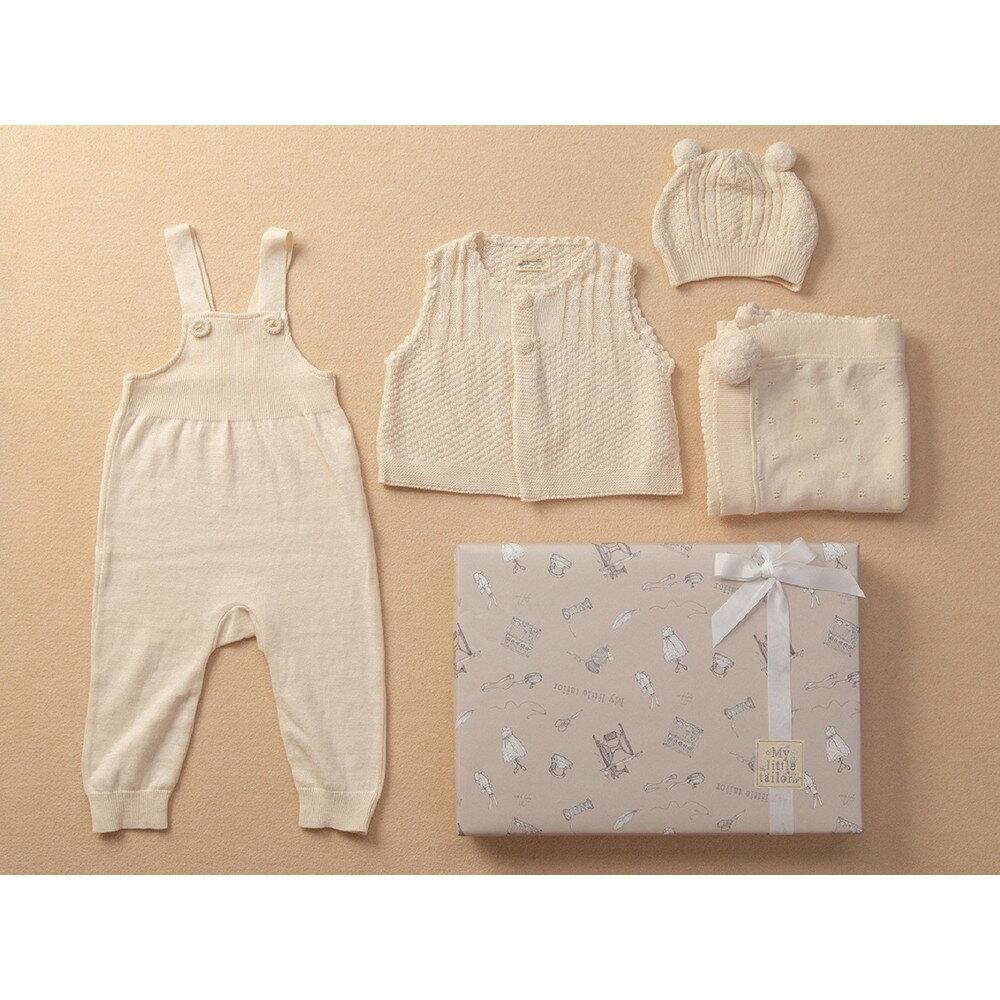 【ふるさと納税】ブランケット＆ベスト＆ぼうし＆サロペット　ギフトボックス付き TAK149 | 雑貨 日用品 人気 おすすめ 送料無料