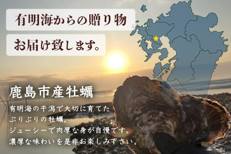 【期間限定】【牡蠣】【有明海】かしまん牡蠣(養殖）殻付き　3kg　かき　佐賀県　鹿島市　有明海　C-114