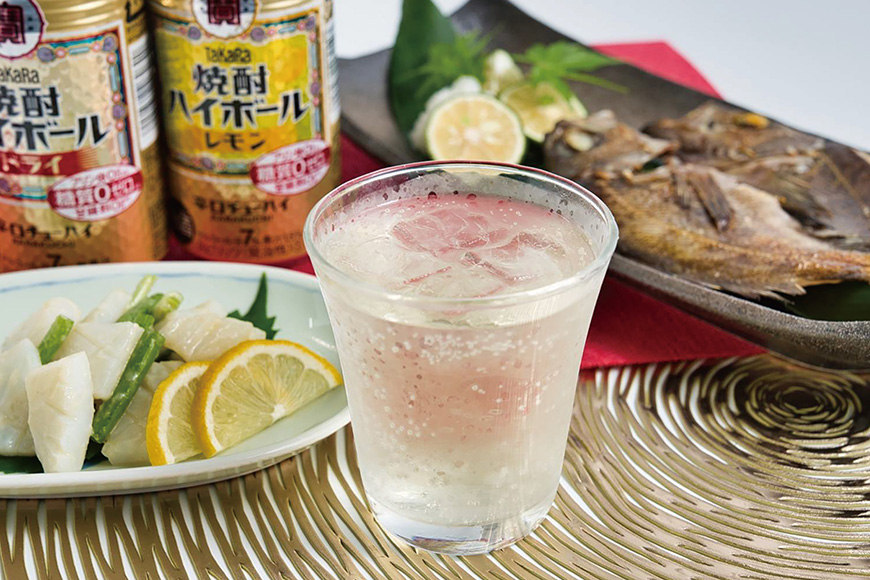 CD078タカラ「焼酎ハイボール」＜ドライ＆沖縄シークワーサー＞350ml 24本入×2箱_イメージ2