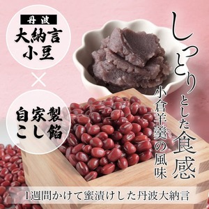 【12月～1月発送】 大納言羊羹 1本 小倉羊羹 丹波大納言 京都 綾部 和菓子 贈り物 ギフト 贈答 化粧箱 プレゼント スイーツ デザート 菓子 小豆 ようかん 羊羹 こし餡 あんこ 旬 新春 お