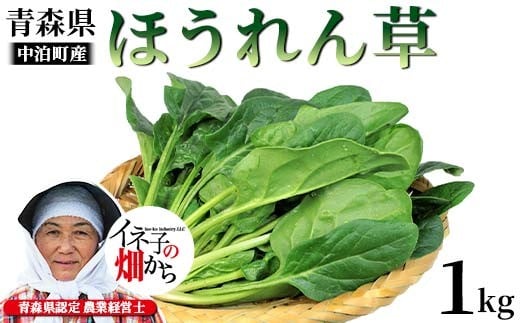 
            ほうれん草 約1kg 【イネ子の畑から】 新鮮 産地直送 サラダ おひたし お味噌汁 スムージー ほうれん草 ジュース ほうれんそう F6N-288
          