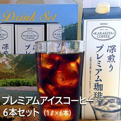 ふるさと納税 古河市 プレミアムアイスコーヒー 6本セット 甘みのある深い香りとコク ※2026年4月〜発送 _AK26