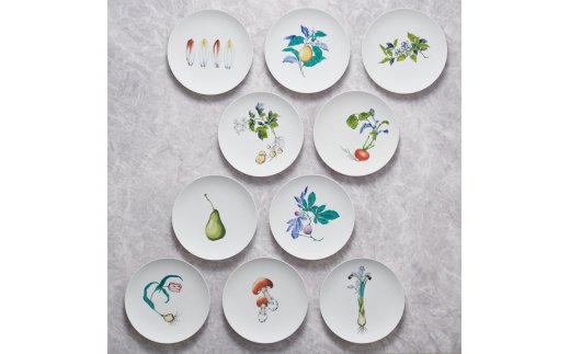 【伊万里焼】プレート 平皿 Blueberry φ29cm Plate  H828