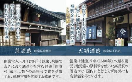 旨口晩酌酒セット 特別本醸造特別限定純米酒 天領 児島屋長右衛門 日本酒飲み比べ 日本酒 飛騨高山 FR037