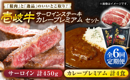 【全6回定期便】サーロインステーキ＆カレープレミアム 肉 和牛 [JDW126]