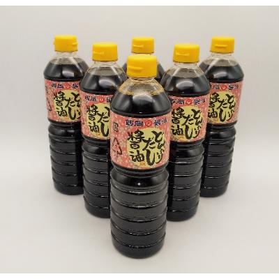 ふるさと納税 伊万里市 西岡醤油どんぶりだし醤油6本セット