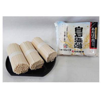 ふるさと納税 白石市 あおばの恋使用白石温麺(100g×3束)20袋入[4206-071]