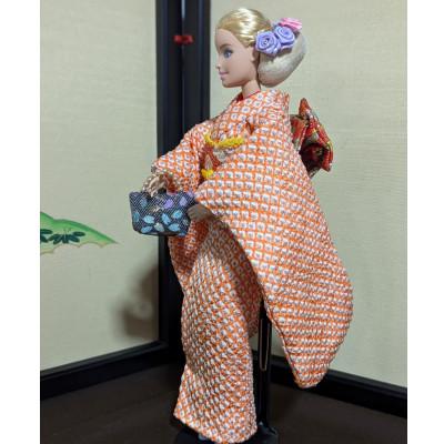 ふるさと納税 松崎町 ドール着物　着せ替え人形の着物　明治時代に絹織物で栄えた松崎町で製作する小さな着物と帯セットT |  | 03