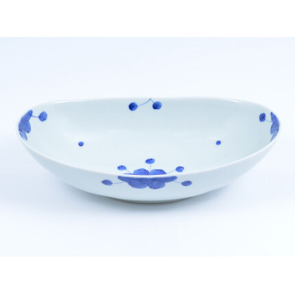 有田焼 見込牡丹 楕円ボール(大)【まるぶん】食器 器 うつわ 手描き カレー皿 パスタ皿 A14-114_イメージ3