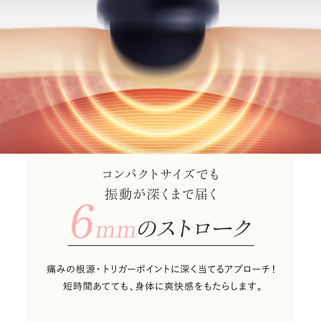 WAVEWAVE フェイシャルリリースガンリトル ゴールド 筋膜リリースガン ハンディガン 美容 実用的 エステ マッサージ 家電 首 肩 肩甲骨 癒し グッズ プレゼント クリスマス ギフト 母の日