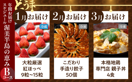 渥美半島の恵み 定期便 12回 肉コース 肉 ( うなぎ / ブランド豚 / メロン / しらす/ 餃子 / ジェラート / とうもろこし / 焼き鳥 / トマト / 牛肉 / 蒲焼 ) 12ヶ月 1