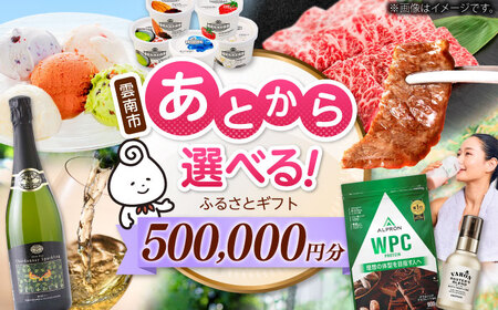 あとから選べる 【あとから選べる】雲南市ふるさとギフト 50万円分 [AIDM015] あとから選べる