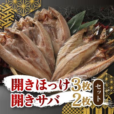 ふるさと納税 北見市 開きほっけ・開きサバセット