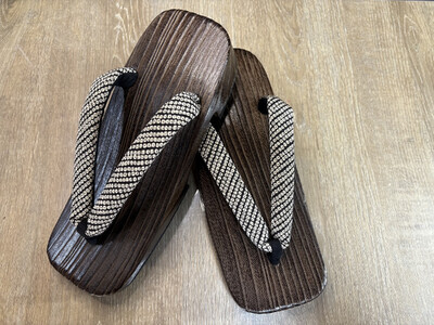 下駄 桐下駄 右近下駄 焼桐男右近 25～26.5cm 伝統工芸 男物