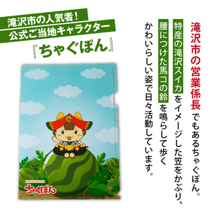 AI-011 ゆるキャラ「ちゃぐぽん」クリアファイル 30枚セット