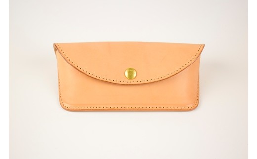 【minca】栃木レザーのメガネケース 本革 /Glasses case 01/タン(生成)　525【ファッション 人気 おすすめ 】
