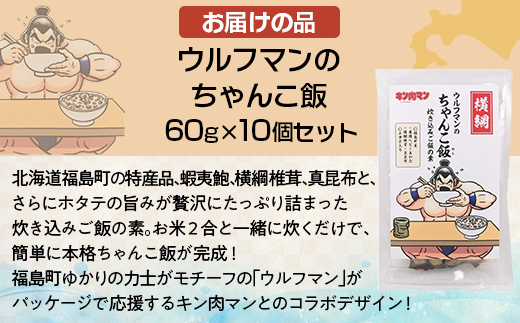 ウルフマンのちゃんこ飯　10個セット FKB060