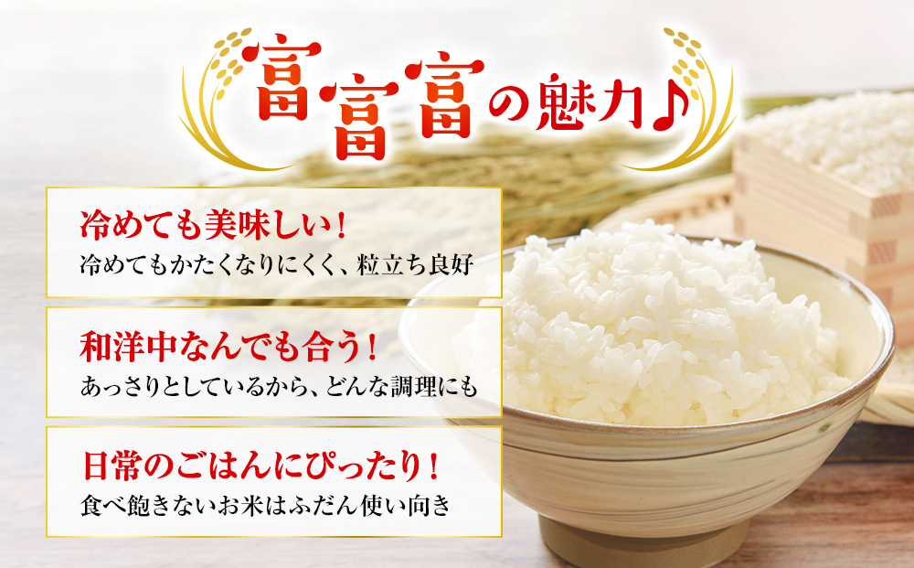 令和６年産 富山県産特別栽培米 富富富５kg