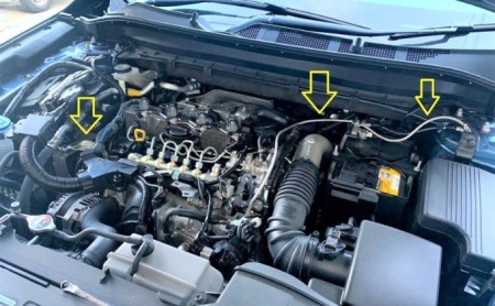  サイクロンアース CX-5・8用 ディーゼルエンジン車[ アースコード アースケーブル マツダ ディーゼル ] マイカー 車両 マツダ車 静電気の除去 煤防止 ディーゼル車 