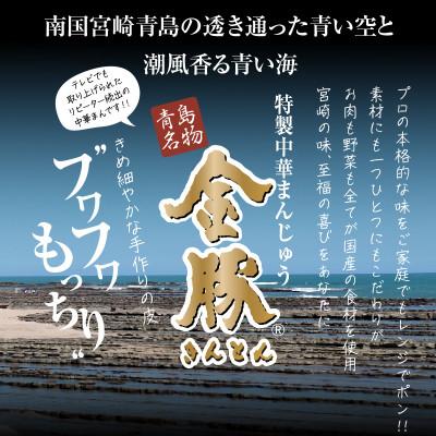 ふるさと納税 宮崎市 【毎月定期便】金豚まんじゅうセット(宮崎牛すき焼きまん3個・豚まん3個・黒ゴマあんまん3個)全12回 |  | 02