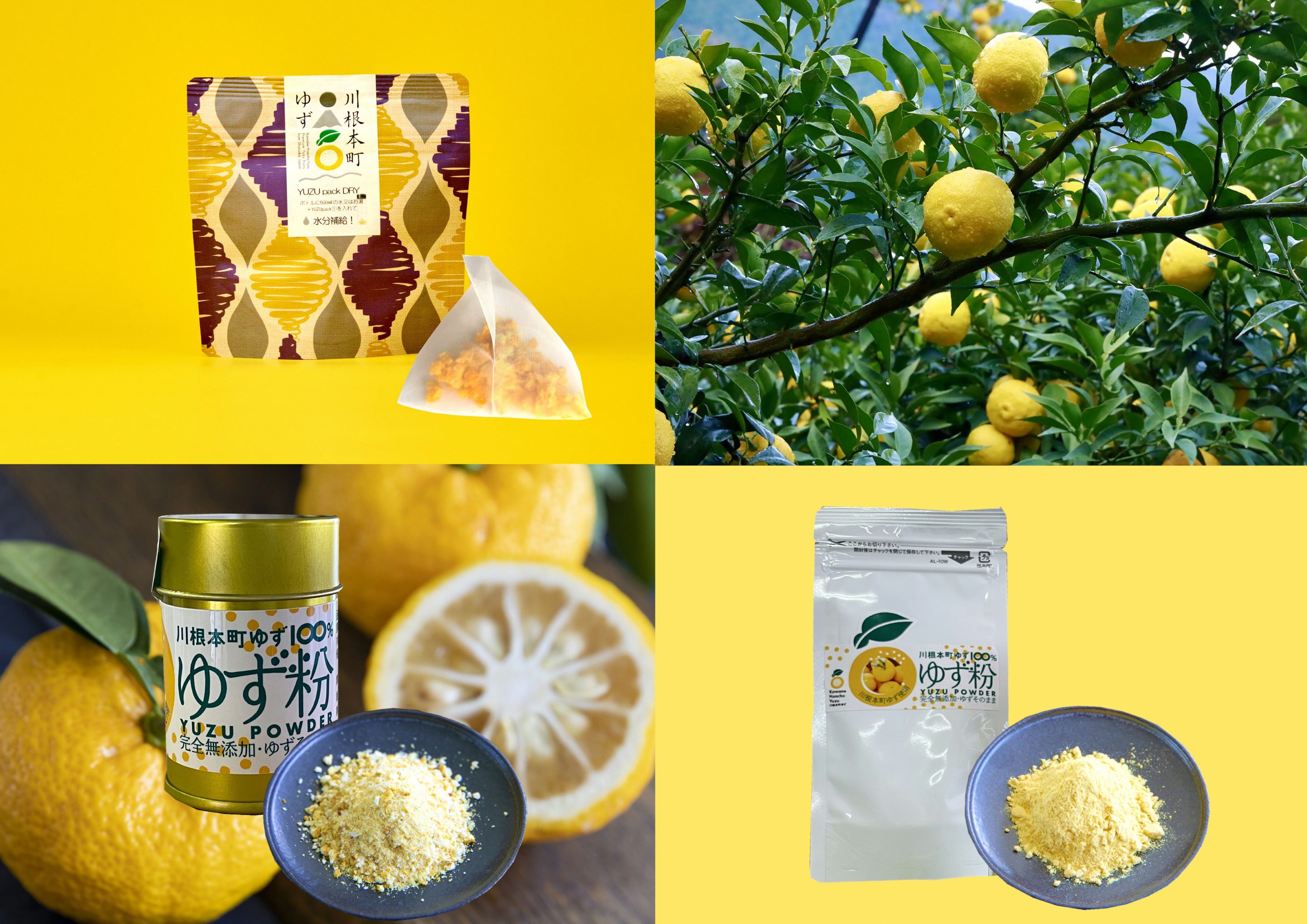 【ふるさと納税】調味料 ゆず ようかん ゆず粉 セット / 川根本町香り高いゆずセットA