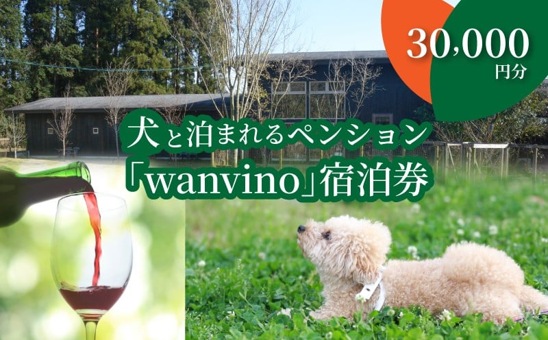 
                  犬と泊まれるペンション「wanvino」３万円分宿泊券  K15_0001
                