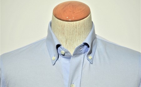 丸和繊維工業 INDUSTYLE TOKYO 動体裁断 シャツ サックス ファッション 「すみだモダン」 サックス(L)