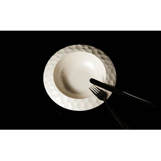 ＜NYが認めた逸品＞  有田焼 麟 Lin NY Soup Bowl Pearl 1枚 【金照堂】 パスタボウル スープボウル サラダボウル ボウル bj078_イメージ3
