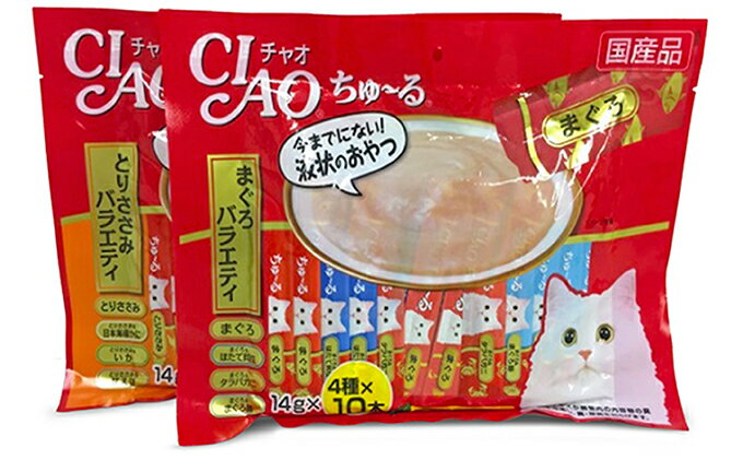 【ふるさと納税】いなば ちゅ～る 人気定番セット 80本 焼きかつお 10本 セット CIAO チャオ ちゅーる キャットフード かつお カツオ 鰹 猫 ねこ おやつ ペットフード ペット用品 ペット 静岡県 静岡