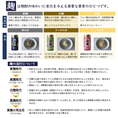 そのまま飲める芋焼酎 【麹の味比べ 黒・白・黄 12度】30本 薩摩酒造 B8-14【1166666】