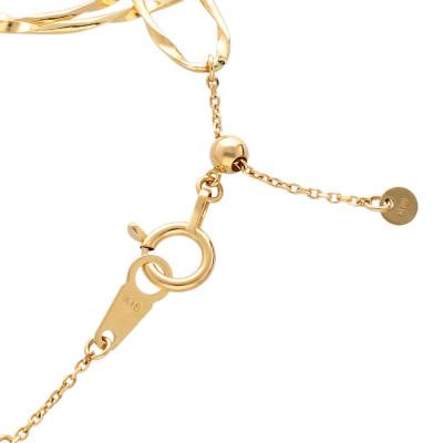 ふるさと納税 魚津市 K18YG サークルデザインチェーンブレスレット |  | 02