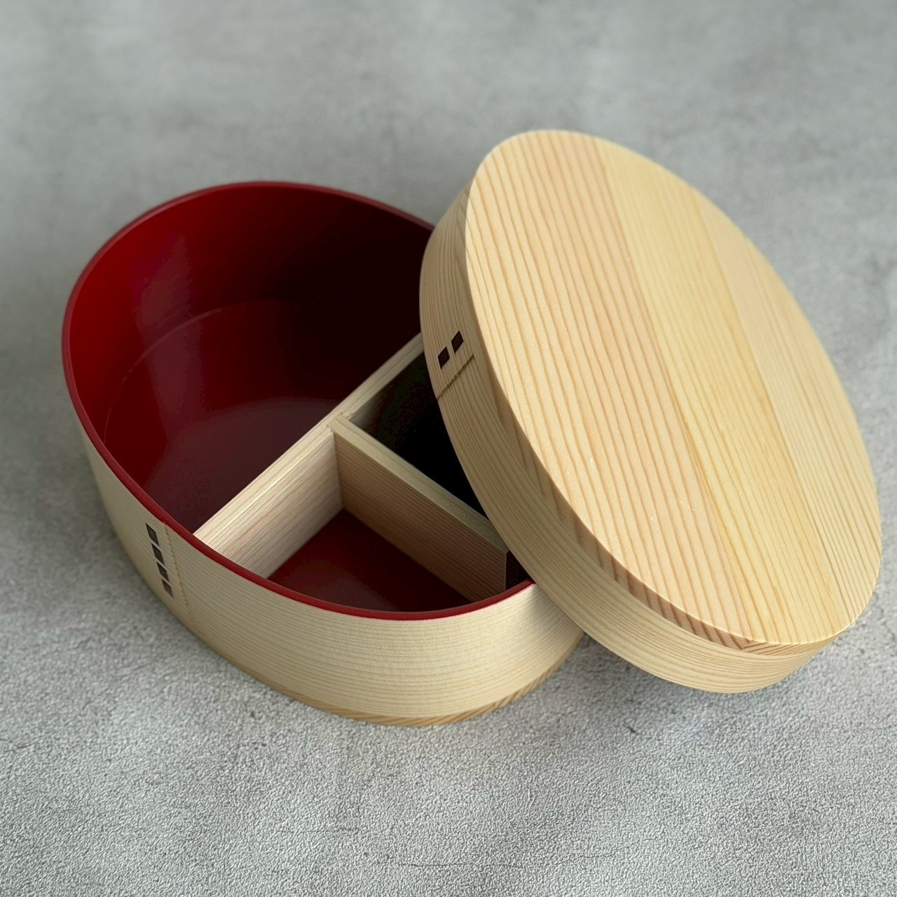 日々 hibi 曲げわっぱ 弁当箱 内朱［YS160］