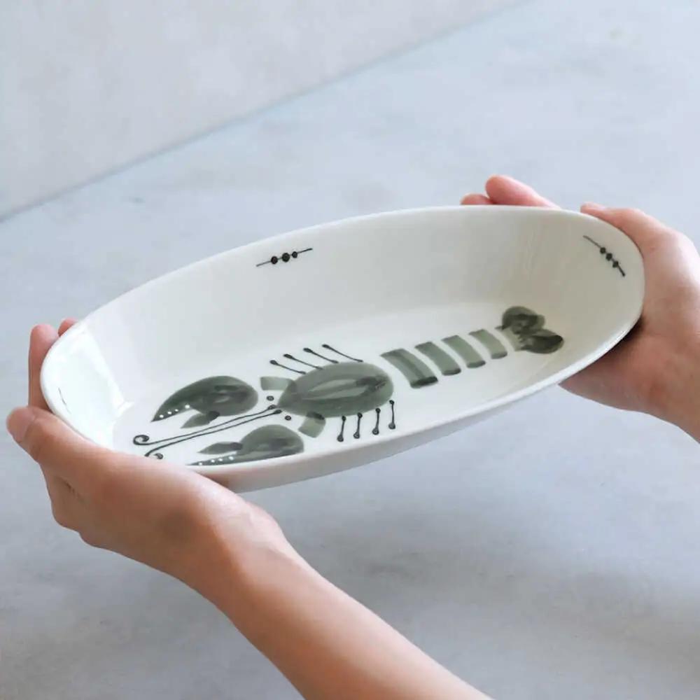 【波佐見焼】olive デリカプレート オクトパス・ロブスター 2点セット パスタ皿【西海陶器】[OA443]