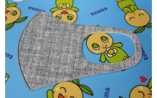 【ふるさと納税】耳が痛くならない　フィットマスク　＋グレー色デニム柄　Mサイズ　2枚セット／ネイション産業　三重県　度会町　伊勢志摩