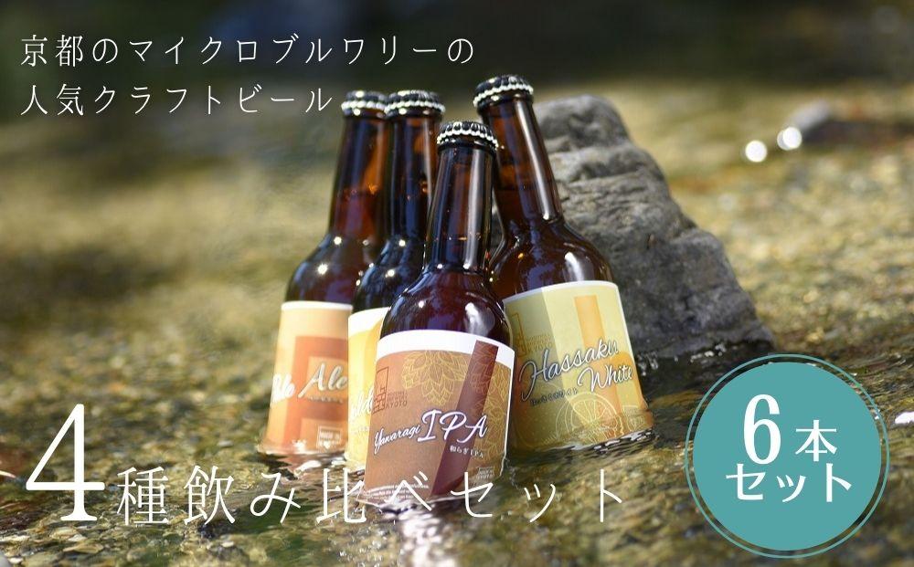 【ふるさと納税】京都 ビール 4種 6本 飲み比べ | 地ビール クラフトビール おすすめ お取り寄せ ギフト プレゼント 贈答 贈り物 お土産 内祝い お祝い 誕生日 ご自宅用 ご家庭用 ウッドミルブルワリー 京都市 京都 おいしい 美味しい おすすめ 人気 のみくらべ