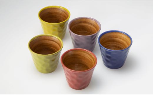 VB03 【波佐見焼】まろやかシリーズ コップ 5色セット-2