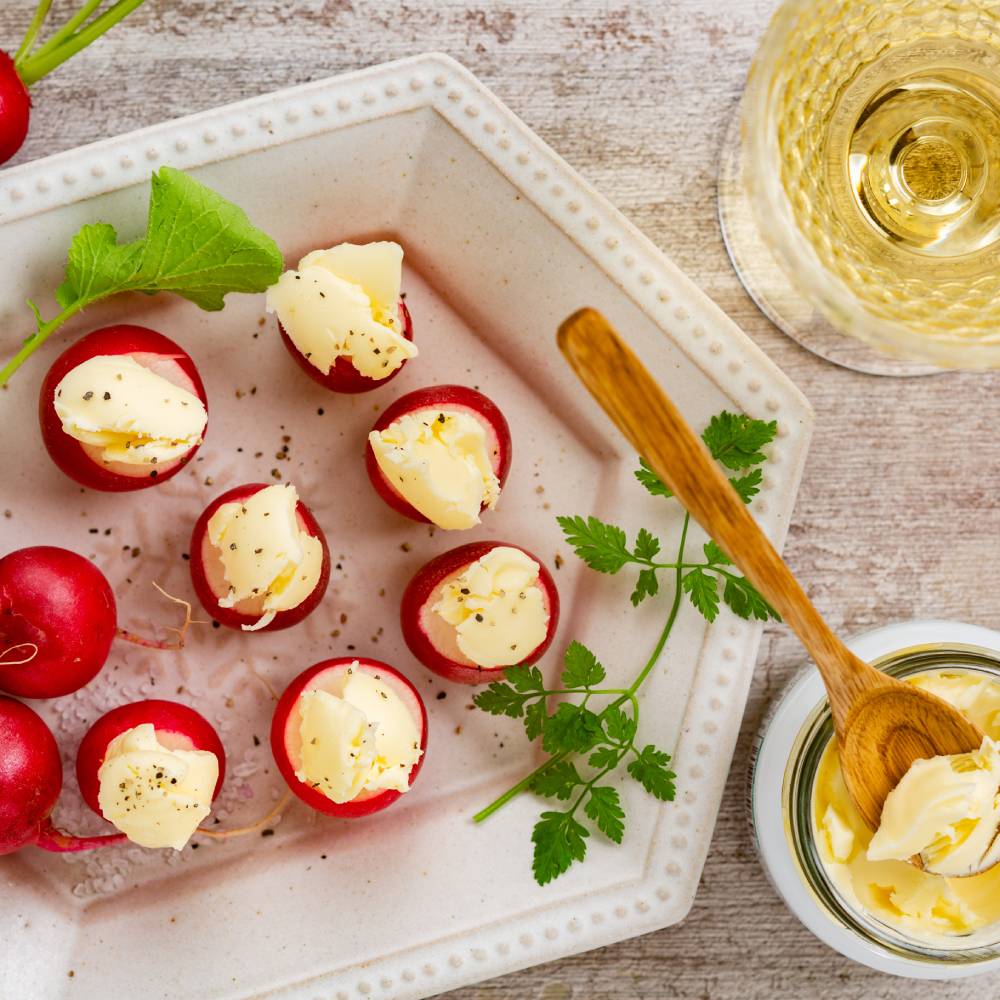 16-104 よつ葉伝統造りバター(2個)・発酵バター(2個)セット