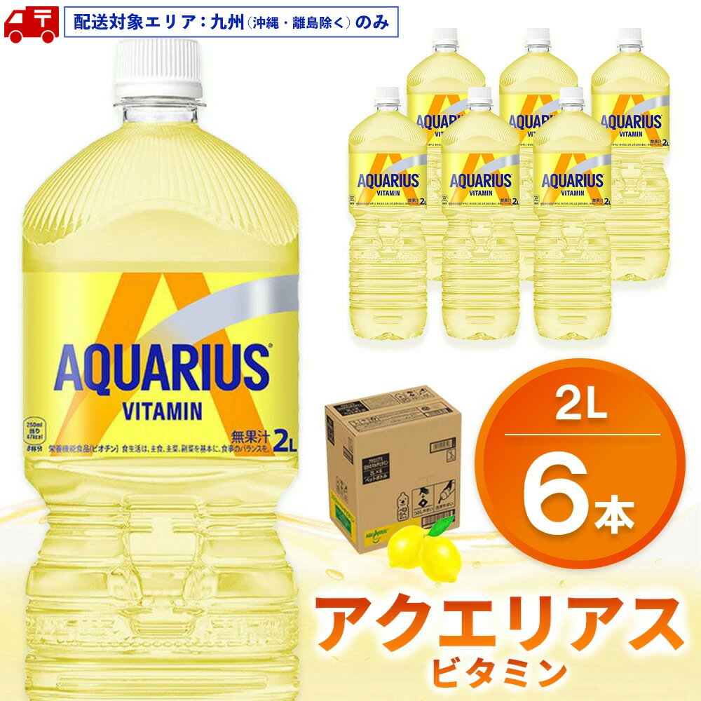 【ふるさと納税】【九州内配送】アクエリアス ビタミン PET 2L (6本)【アクエリ スポーツ飲料 夏バテ予防 水分補給 ビタミン補給 ビタミンC ミネラル クエン酸 2L 2リットル ペットボトル ペット スポーツ イベント】K090182
