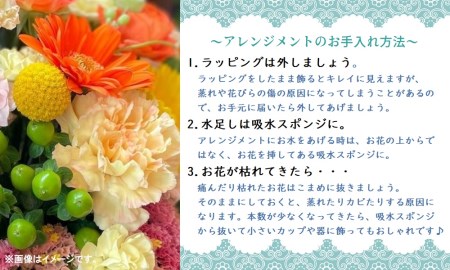 お花のプロにおまかせ！　季節を愉しむフラワーアレンジメント　【お届け日指定必須】/専門店 花束 人気 芸術 美術 洗練 色 デザイン フラワーアレンジメント ブーケ リース 贈り物 記念日 誕生日 お