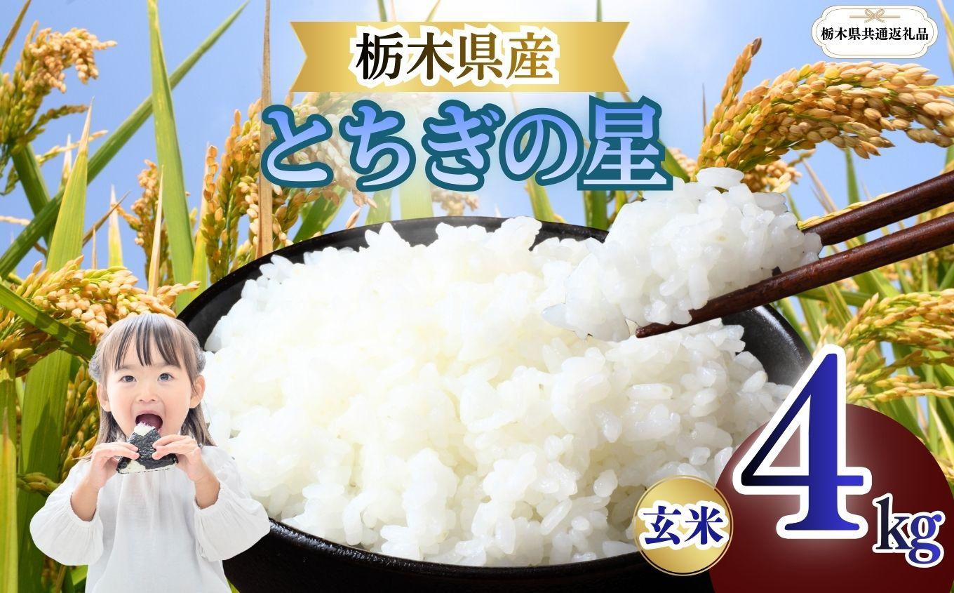 とちぎの星 玄米 4kg  | 栃木県 矢板市