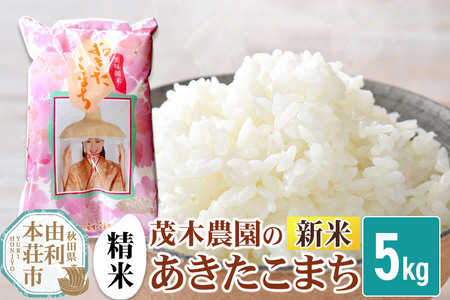 《令和7年産 新米》【精米】  あきたこまち 秋田県産 茂木農園のあきたこまち 精米 5kg