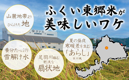 【無洗米】令和7年産 ふくい東郷米 有機JASコシヒカリ 3kg [A-020029_03] /  コシヒカリ